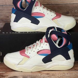 Nike Air Flight Huarache Nike Gear White Pink FD0183 102 Men’s Size 10 No Lid